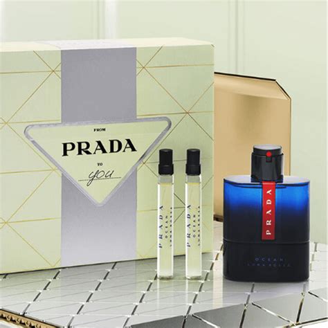 prada parfum herren set|Prada aftershave gift set.